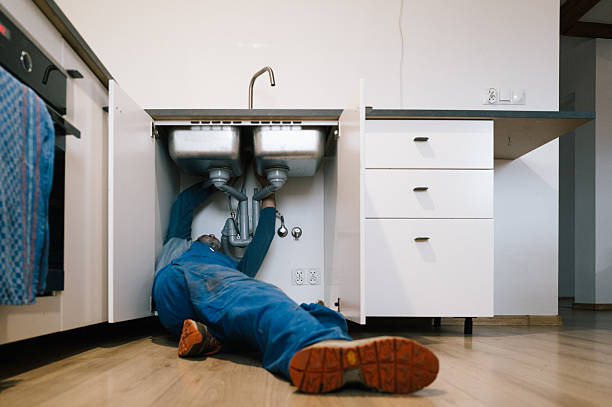 Professional Drain Cleaning technician working in Churchville, MD